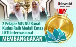 Infografis 2 Pelajar MTs NU Banat Kudus Raih Medali Emas di LKTI Internasional