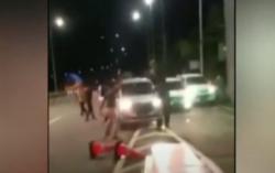 Detik-Detik Penangkapan Perampok di Exit Tol Leces