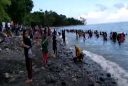 Video Sejumlah Warga Maluku Tengah Nekat Menginap untuk Menambang Emas
