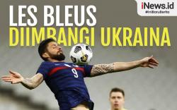 Infografis Prancis Ditahan Imbang Ukraina
