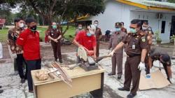 Kejari Langkat Musnahkan Sabu 20, 8 Kg dan Barang Rampasan