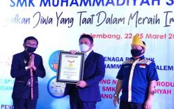Sumsel Terima Rekor MURI di Tengah Pandemi<