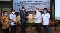 Sah! KPU Tetapkan Pasangan Tulus sebagai Wali dan Wakil Wali Kota Ternate<
