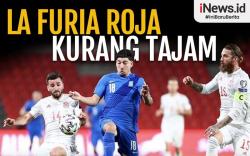 Infografis - Kehilangan Ketajaman, Spanyol Ditahan Yunani