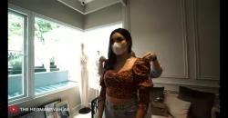 Millen Cyrus Pesan Kebaya Spesial agar Terlihat Mirip Gitar Spanyol di Akad Aurel