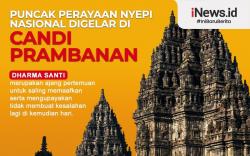 Infografis Puncak Perayaan Nyepi Nasional Digelar di Candi Prambanan