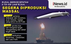 Infografis Rudal Hipersonik Rusia Berkecepatan 9.700 Km per Jam Siap Diproduksi Massal