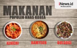 Infografis Makanan Khas Korea, dari Kimchi hingga Bibimbap