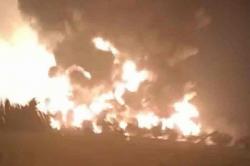 Terbakar Hebat, Ini Penampakan Kilang Balongan<