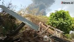 Video Puluhan Rumah Warga Rusak Pascakebakaran Kilang Minyak Balongan