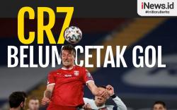 Infografis - Gol Cristiano Ronaldo Tak Dianggap, Portugal Gagal Kalahkan Serbia