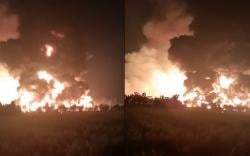 Polda Jabar Selidiki Penyebab Kilang Pertamina Balongan Meledak dan Terbakar<