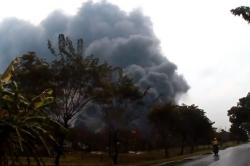 Video Api Masih Berkobar saat Hari Kedua di Kilang Minyak Balongan 