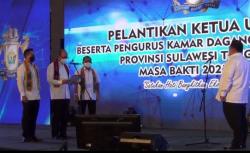 Lantik Pengurus Kadin Sultra, Anindya Bakrie Janji Majukan Perekonomian Indonesia