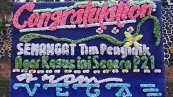 Tangkap Pembunuh Kucing, Polda Kepri Banjir Papan Bunga Ucapan Terima Kasih