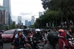 Video Kemacetan Panjang Tejadi di Mapolda Metro Jaya