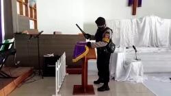Jelang Jumat Agung dan Paskah, Aparat Gabungan Sterilisasi Gereja di Sukabumi