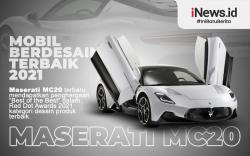 Infografis Maserati MC20, Supercar Berdesain Terbaik 2021