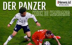 Infografis Jerman Dipermalukan Makedonia Utara