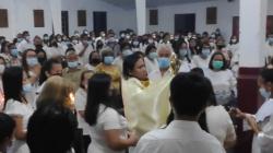Umat Katolik Minahasa Rayakan Kamis Putih dengan Khidmat
