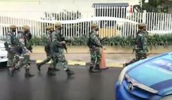 Video Hotel Raffles Jaksel Dijaga Ketat Personel TNI-Polri Jelang Akad Nikah Atta-Aurel