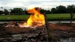 Api Berkobar di Tengah Persawahan, Indramayu Kembali Gempar