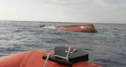 Penampakan Operasi SAR Kapal Tabrakan di Indramayu<