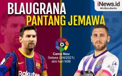 Infografis - Prediksi Barcelona Vs Real Valladolid