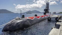 Penampakan Kapal Selam KRI Alugoro-405, Tambah Kekuatan TNI di Koarmada II