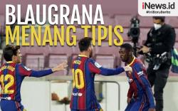 Infografis - Barcelona Susah Payah Libas Real Valladolid