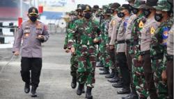 Kapolri Dampingi Panglima TNI Buka Latsitarda Nusantara 2021 di Sumut