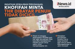 Infografis Khofifah Minta THR Dibayar Penuh Tidak Dicicil