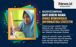 Infografis Nazar Kesampaian, Bayi Diberi Nama Dinas Komunikasi Informatika Statistik