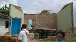 45 Rumah di Desa Amplas Rusak Diterjang Anging Puting Beliung