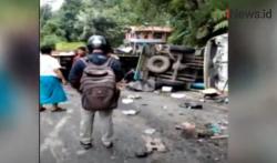 Video Truk Tabrak 2 Kendaraan di Purworejo-Magelang, Satu Orang Tewas