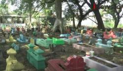 Video TPU di Grobogan Penuh Makam Warna-warni Hilangkan Kesan Angker