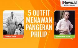 Infografis Outfit Ikonik Mendiang Pangeran Philip