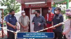 Video Erick Thohir Resmikan Pertashop di Cilacap