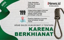 Infografis Arab Saudi Eksekusi Mati 3 Tentara yang Berkhianat