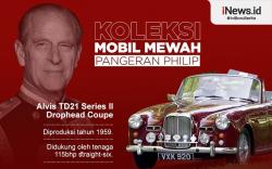 Infografis Koleksi Mobil Mewah Mendiang Pangeran Philip
