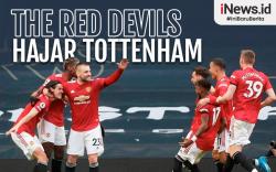 Infografis MU Sukses Tuntaskan Dendam ke Tottenham