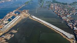 Progres Pembangunan Jalan Tol Semarang-Demak Seksi II