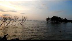 Potret Makam Tambak Lorok Semarang Jadi Lautan, Patok dan Batu Nisan Hilang Ditelan Ombak