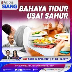 Hati-hati! Hindari Tidur Usai Sahur, Cek Alasannya di iNews Siang Pukul 11.00 WIB Ini
