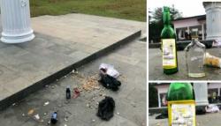 Sampah dan Botol Miras Numpuk di GGM Majalengka Viral, Netizen Geram 