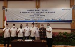 Ridwan Kamil dan 3 Pimpinan BUMD Jabar Jajaki Kerja Sama dengan Krakatau Steel