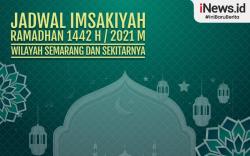 Infografis Jadwal Imsak dan Buka Puasa Wilayah Semarang dan Sekitarnya Selama Ramadhan 1442 H