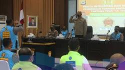 Panitia Daerah Penerimaan Bintara dan Tamtama Polda Maluku Tanda Tangani Pakta Integritas