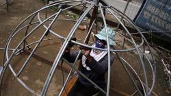 Begini Proses Pembuatan Kubah Masjid