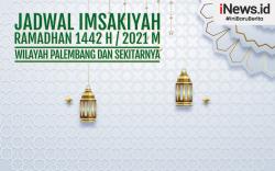 Infografis Jadwal Imsak dan Buka Puasa di Palembang Selama Ramadan